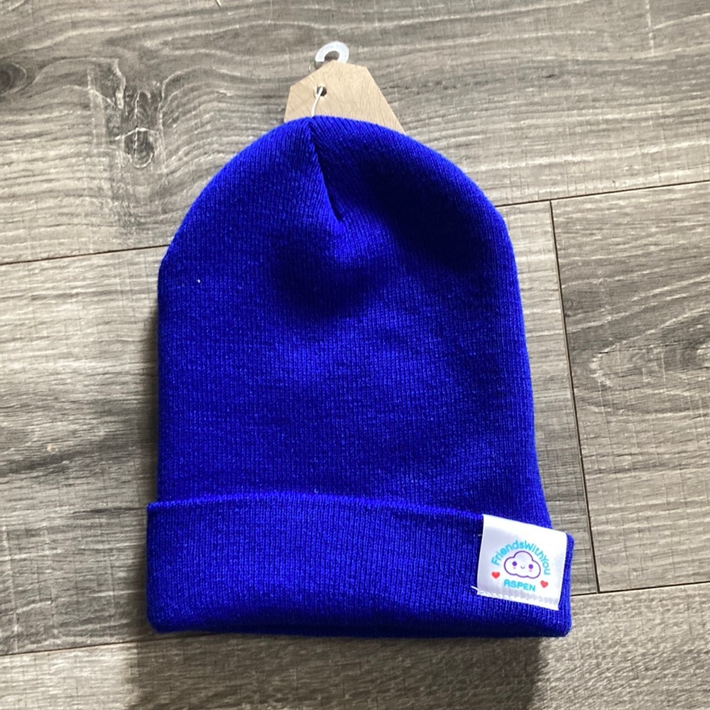 COPY - Aspen Friends with you beanie blue nwt